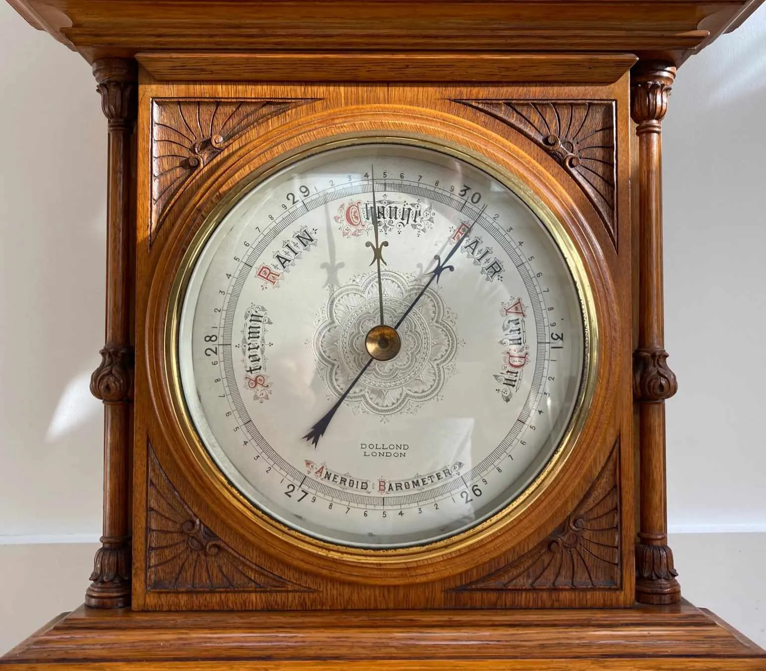 Monumental Victorian Exhibition Aneroid Barometer by Dollond of London