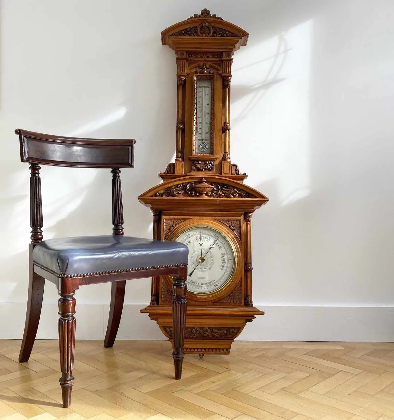 Monumental Victorian Exhibition Aneroid Barometer by Dollond of London