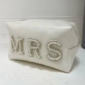 Mrs Pearl Letters Cosmetic Bag