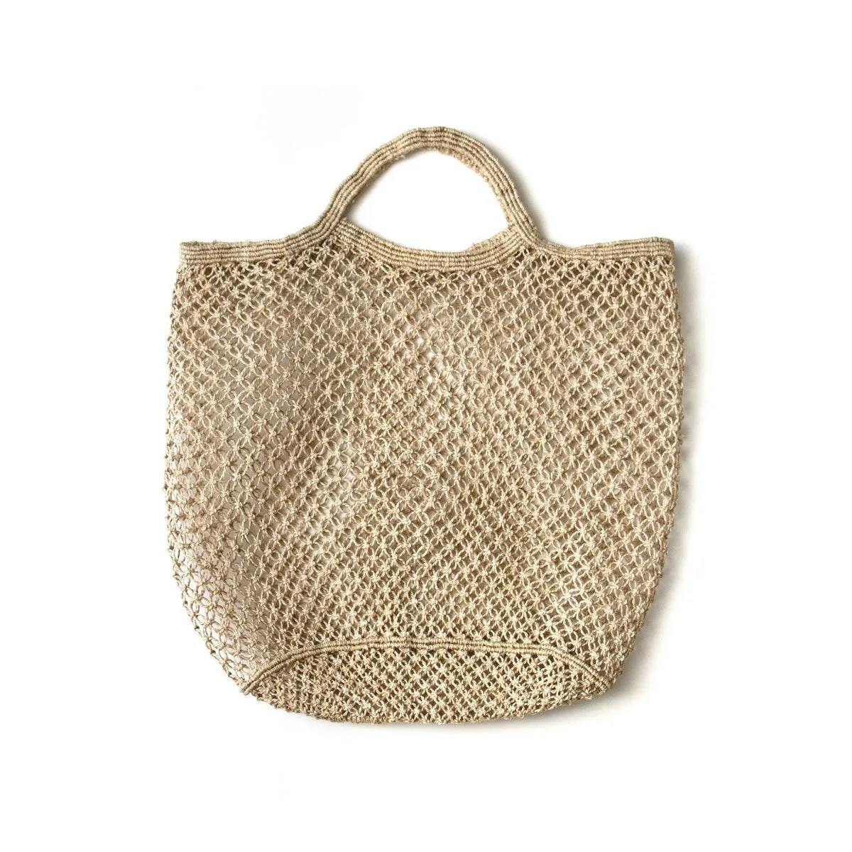 Natural Jute Macrame Market Bag