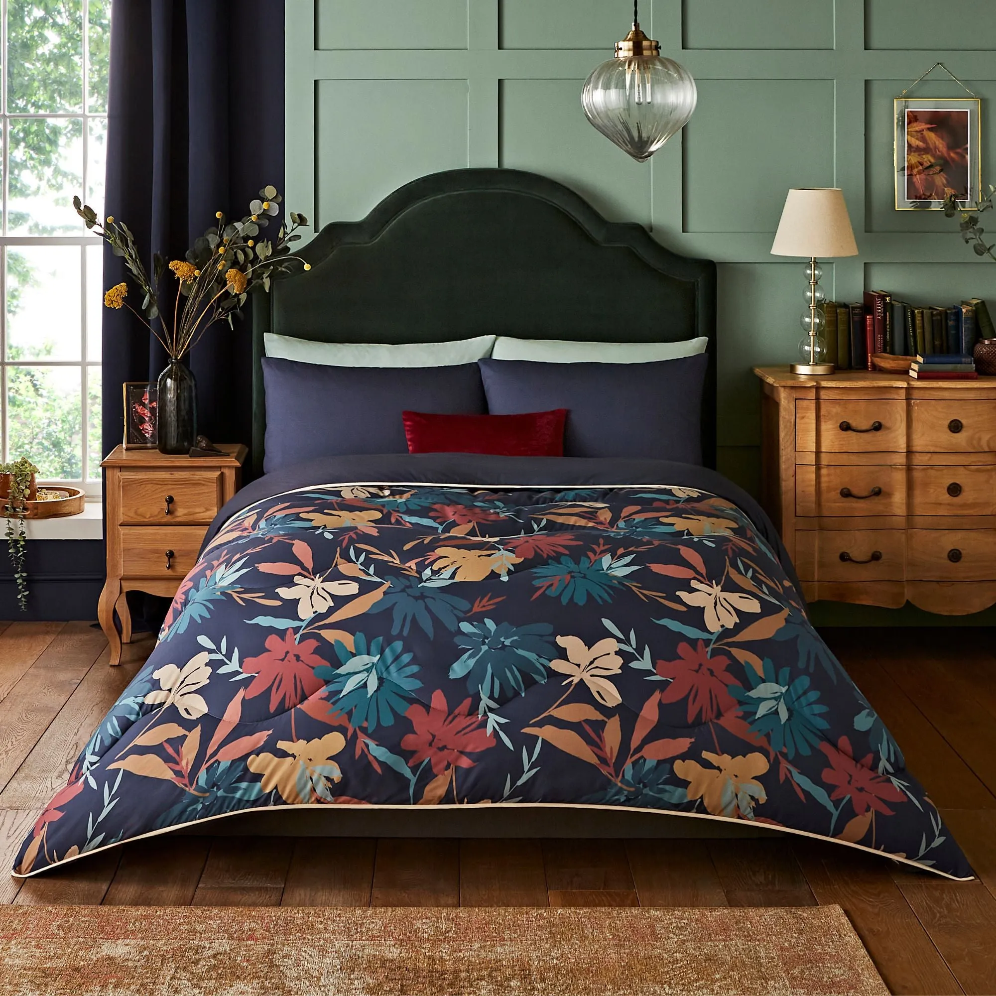 Night Lark® Autumn Floral Coverless Duvet Set