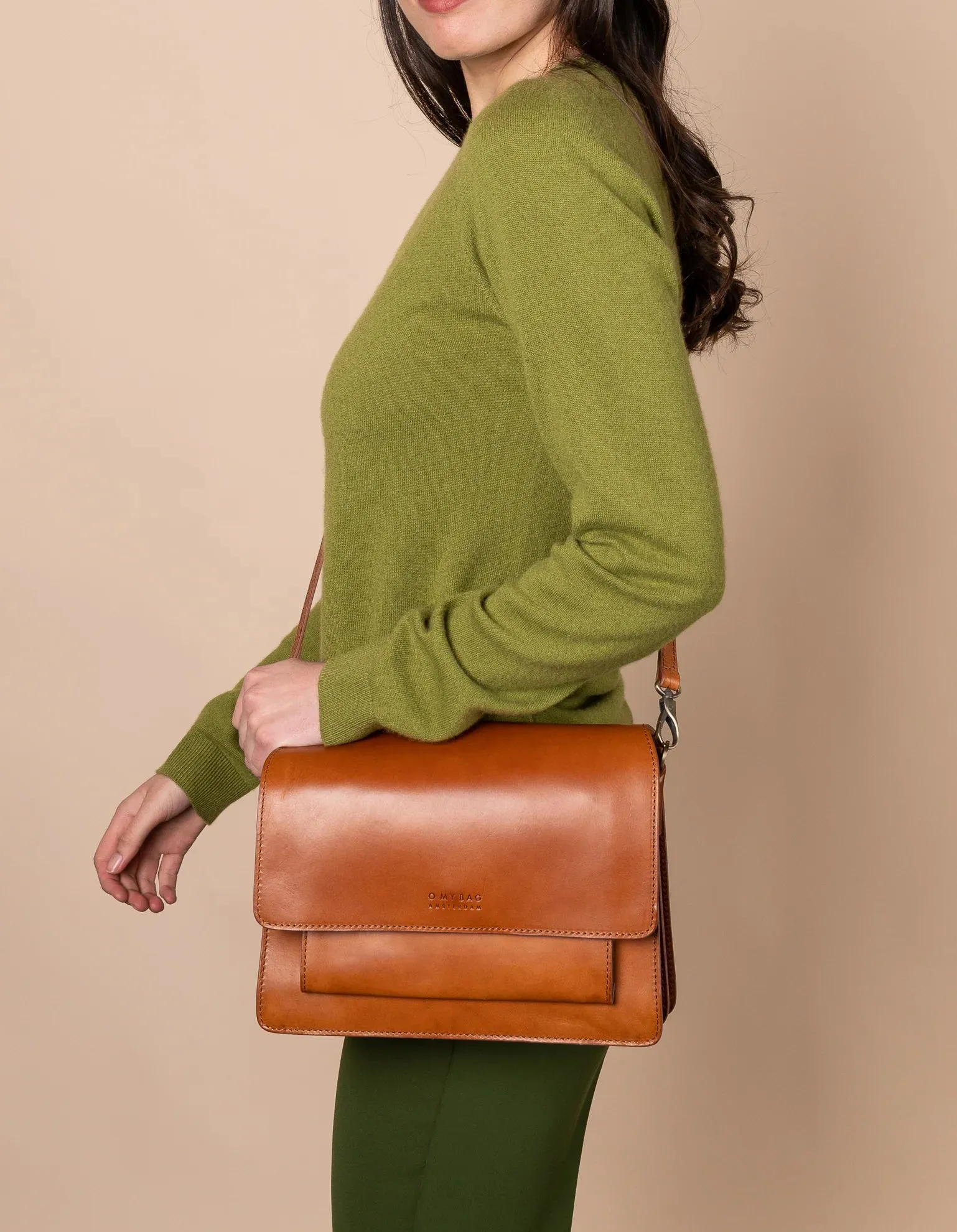 O My Bag - Harper - Cognac Classic leather