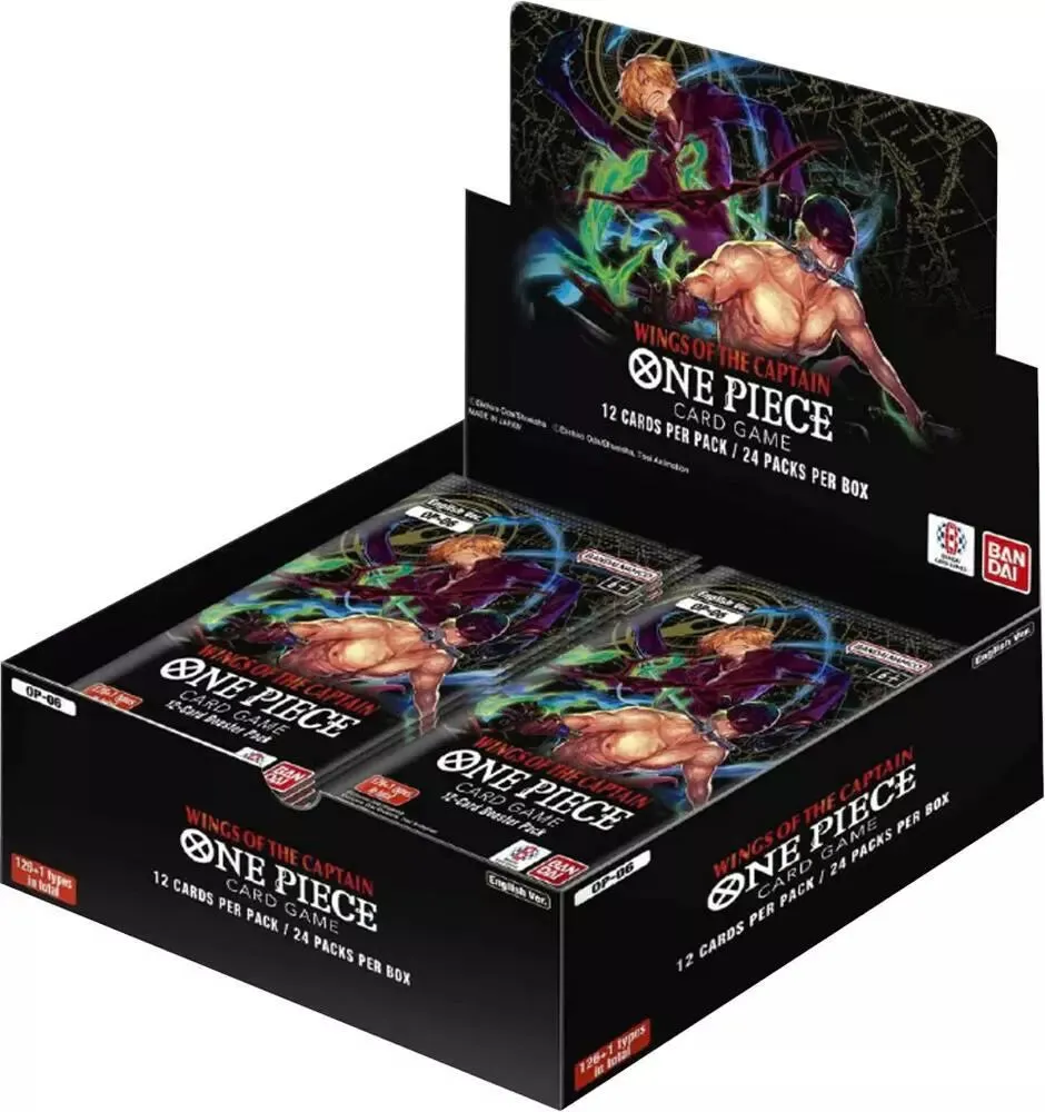 One Piece TCG OP-06 Sealed Booster Box (24 Packs) Wings of the Captain English