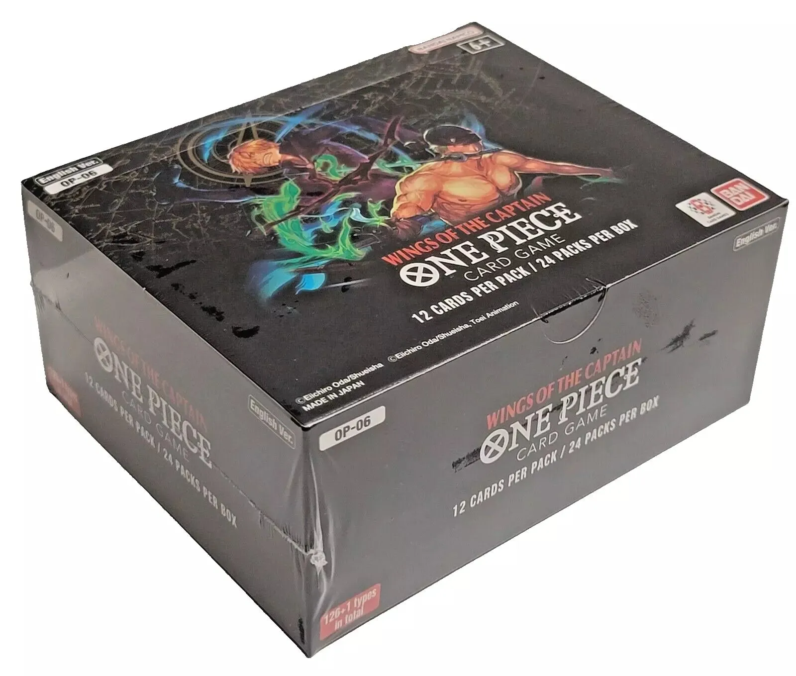 One Piece TCG OP-06 Sealed Booster Box (24 Packs) Wings of the Captain English