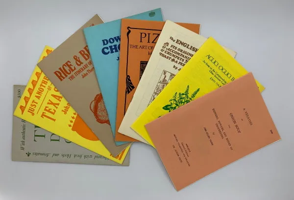 OP: Eight Single Subject Pamphlets by John Thorne (signed)