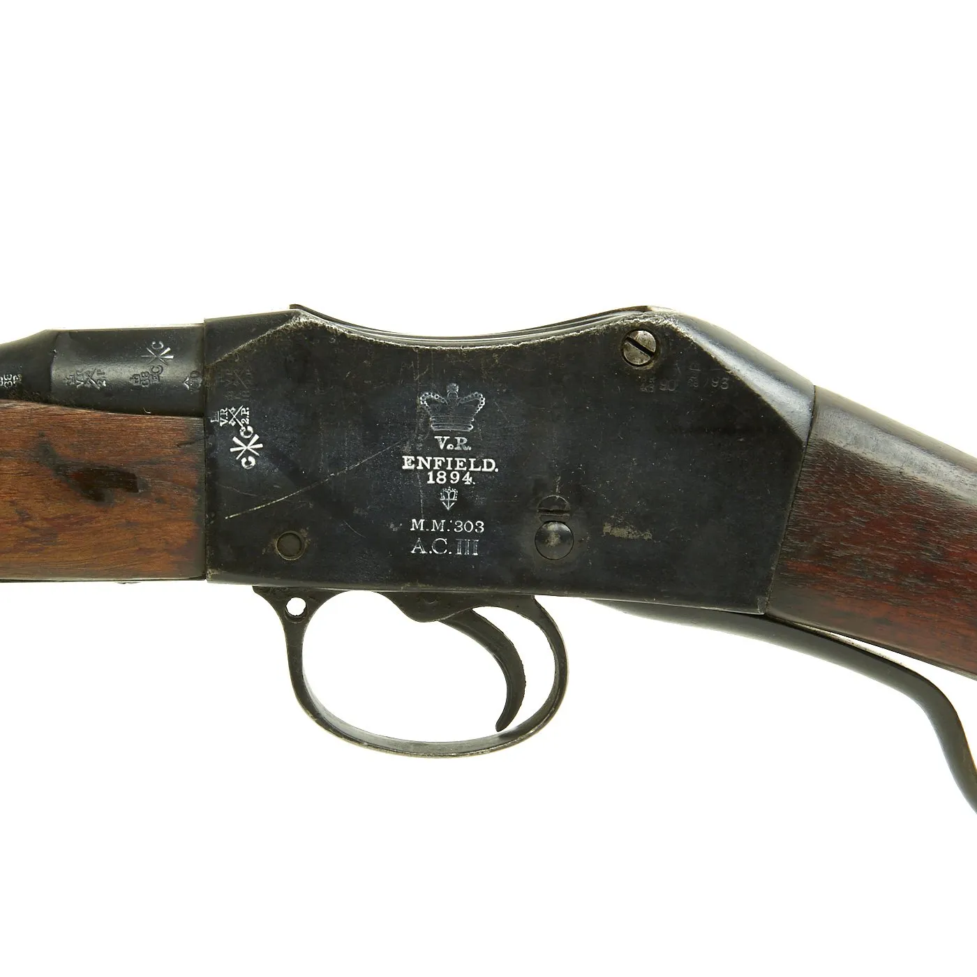 Original British Martini-Metford .303 A.C.III Artillery Carbine by Enfield dated 1881 Converted in 1894