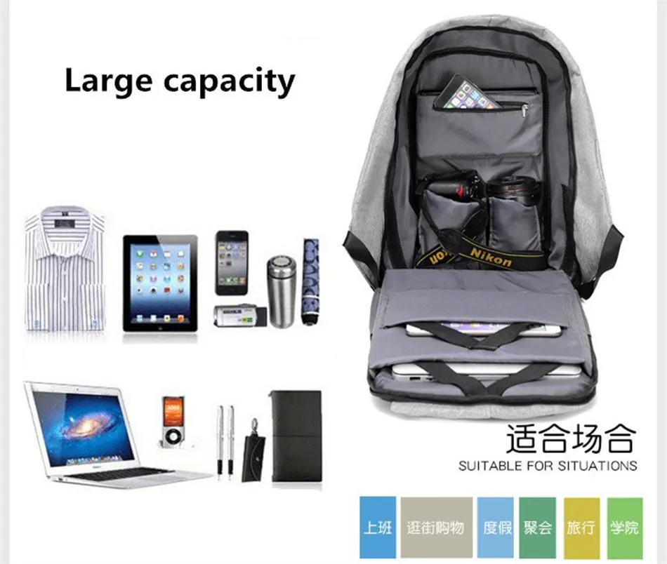 Original USB Charging Anti-Theft Backpack