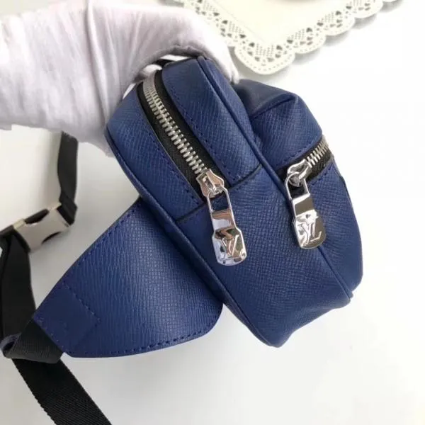 Outdoor Monogram Leather Bumbag/belt Bag M30245 Blue 2019 Collection