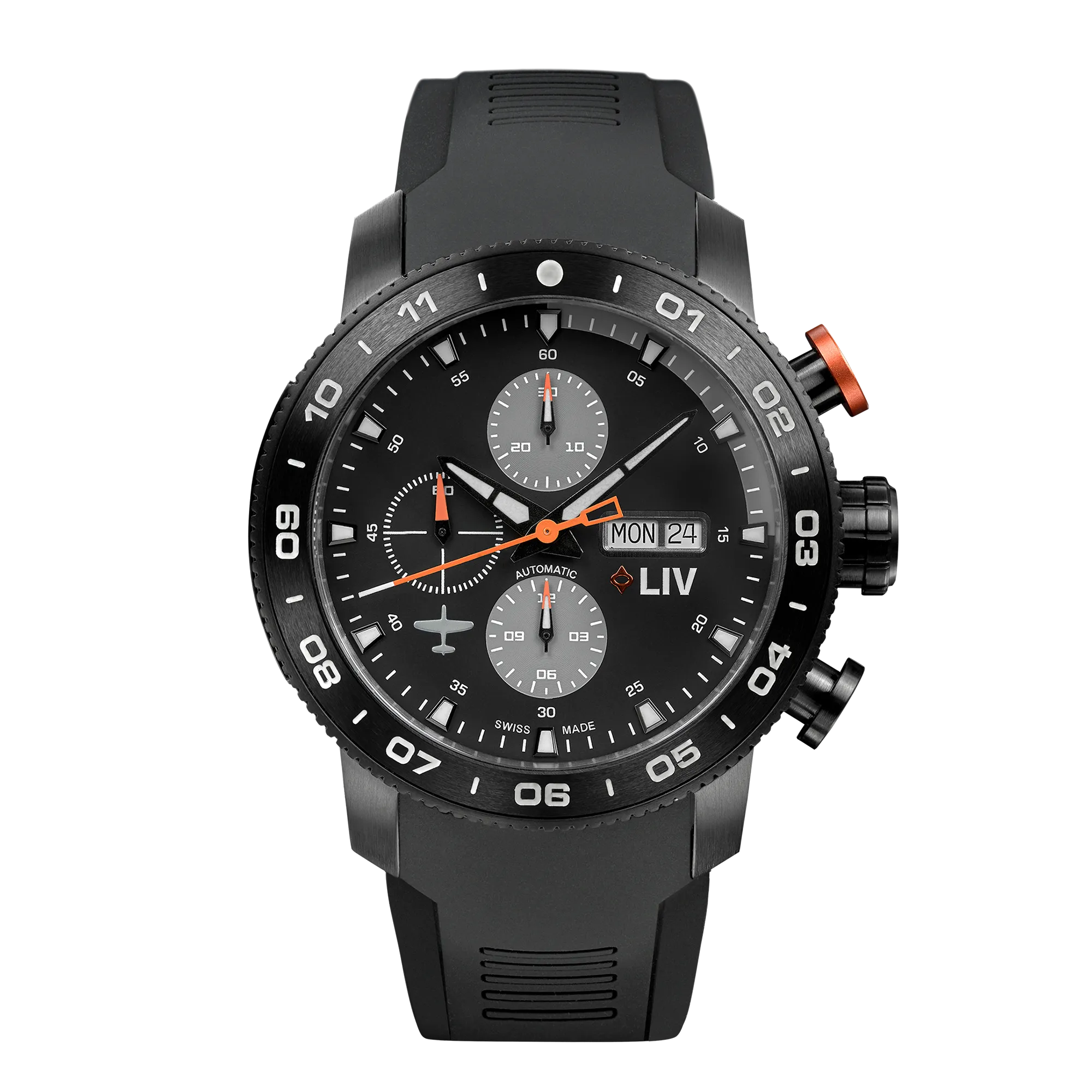 P-51 Black Titanium Chrono Black / Gray