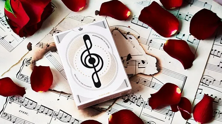 Piano Player Three-Key Edition Playing Cards by Bocopo