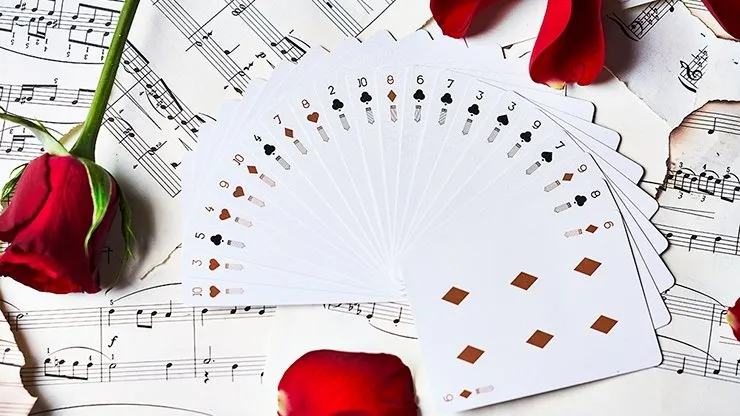 Piano Player Three-Key Edition Playing Cards by Bocopo