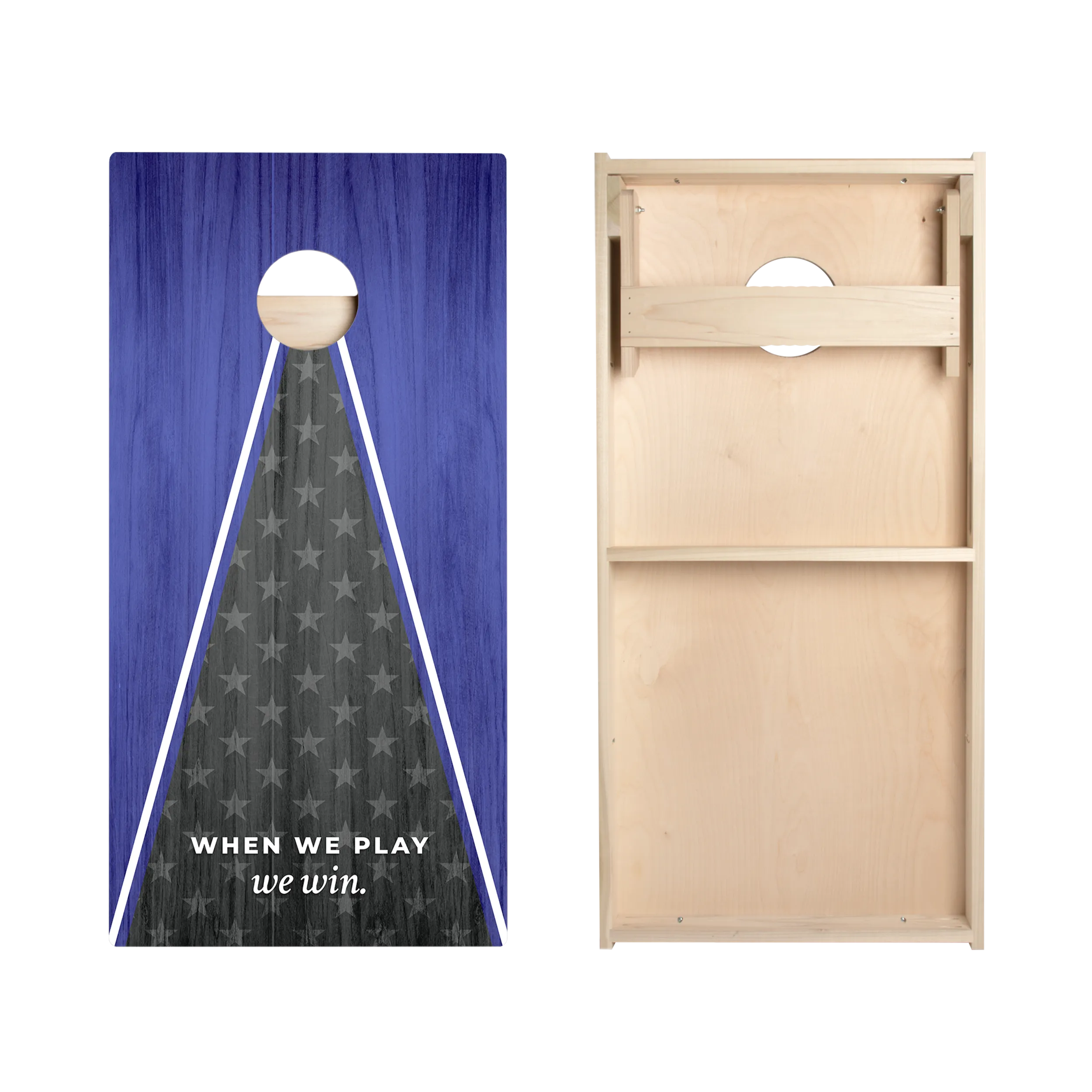 Play to Win Patriotic Limited Edition Star Cornhole Boards | 11.24 Drop