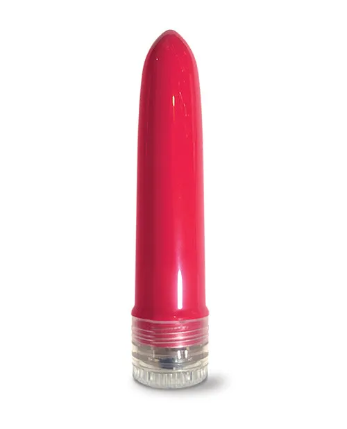 Pleasure Package I Didn't Know Your Size 4" Multi Speed Vibe  - Red