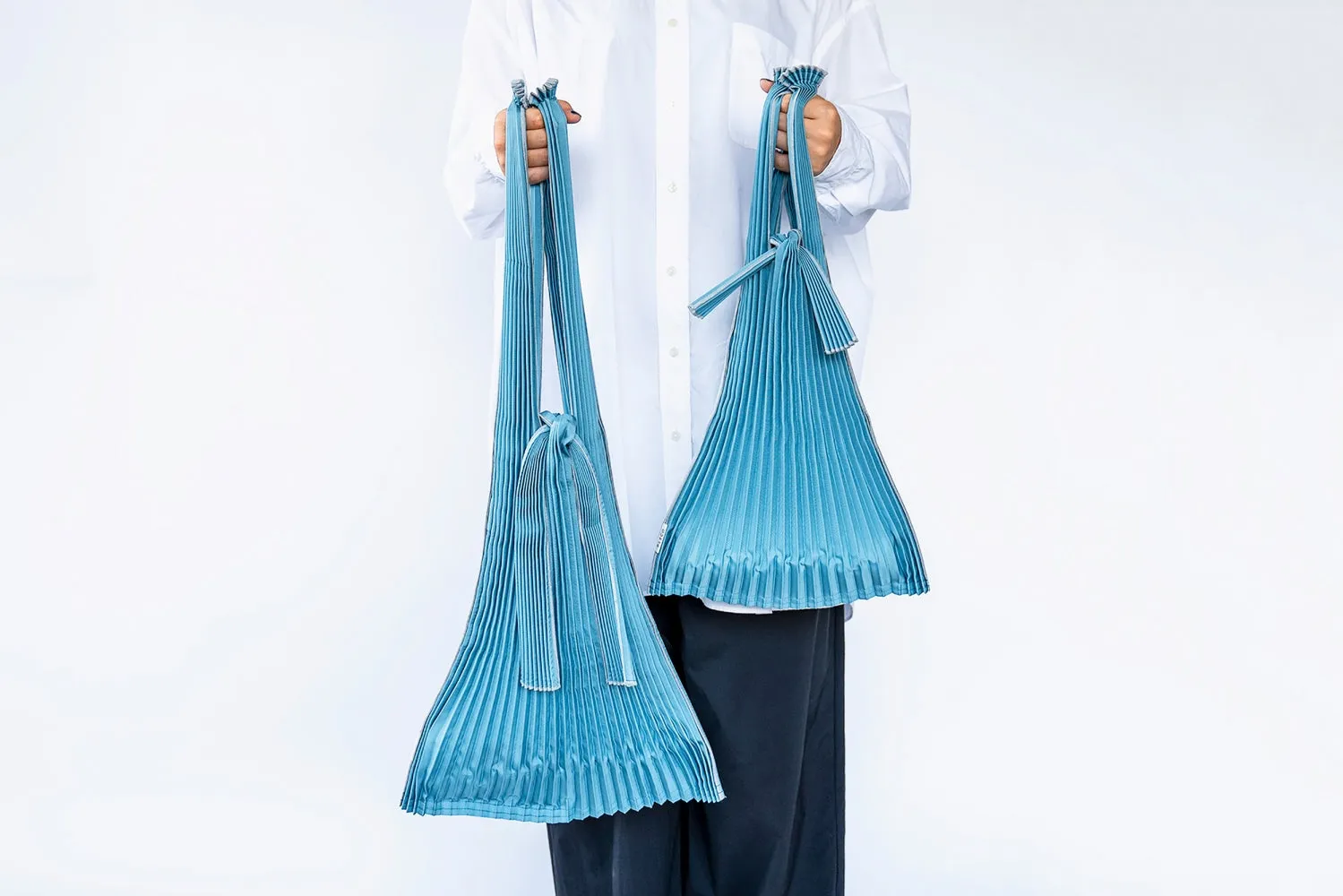 Pleco Biodegradable Pleated Tote Bags by Knaplus