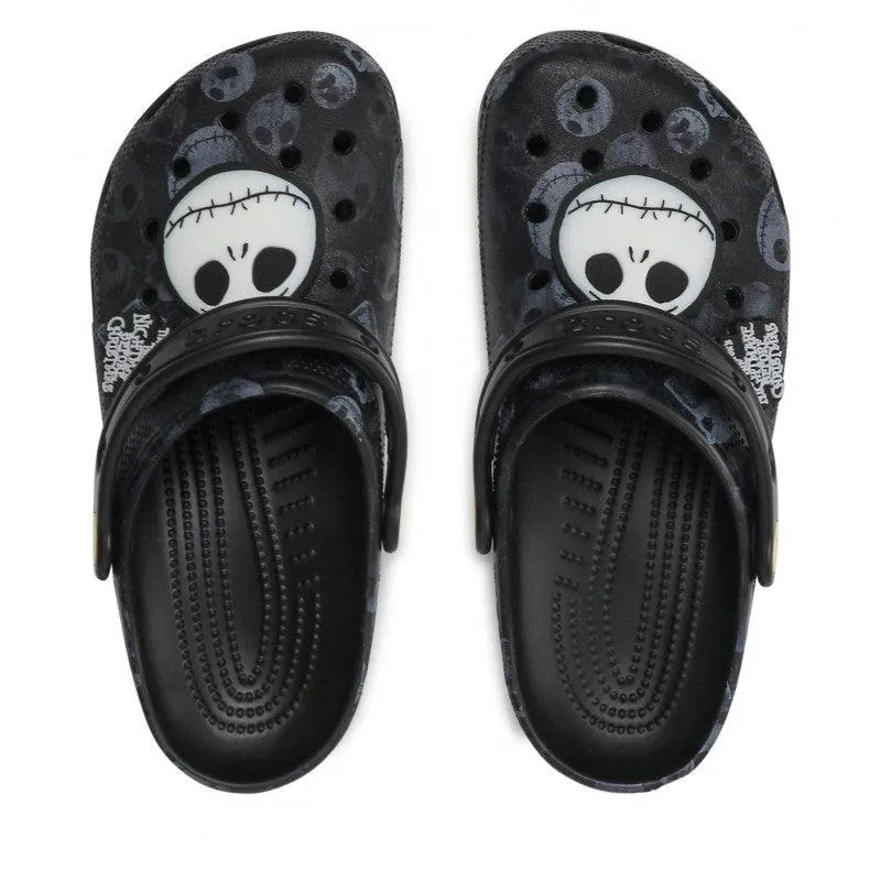 Rare Limited Edition Crocs Classic Clog Nightmare Before Christmas! Glow in The Dark