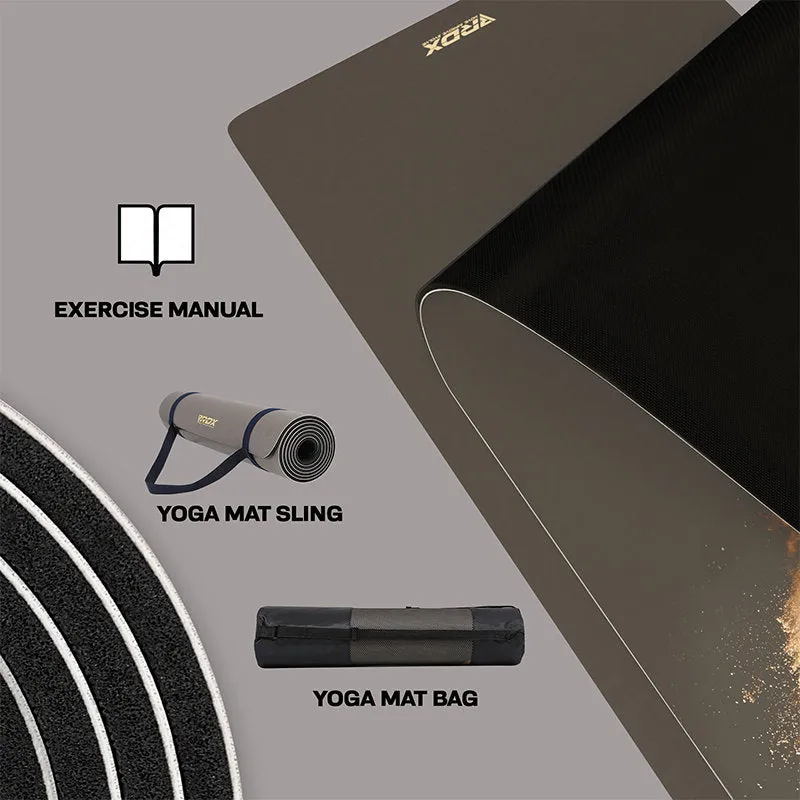 RDX D8 6mm PU Rubber Yoga Mat