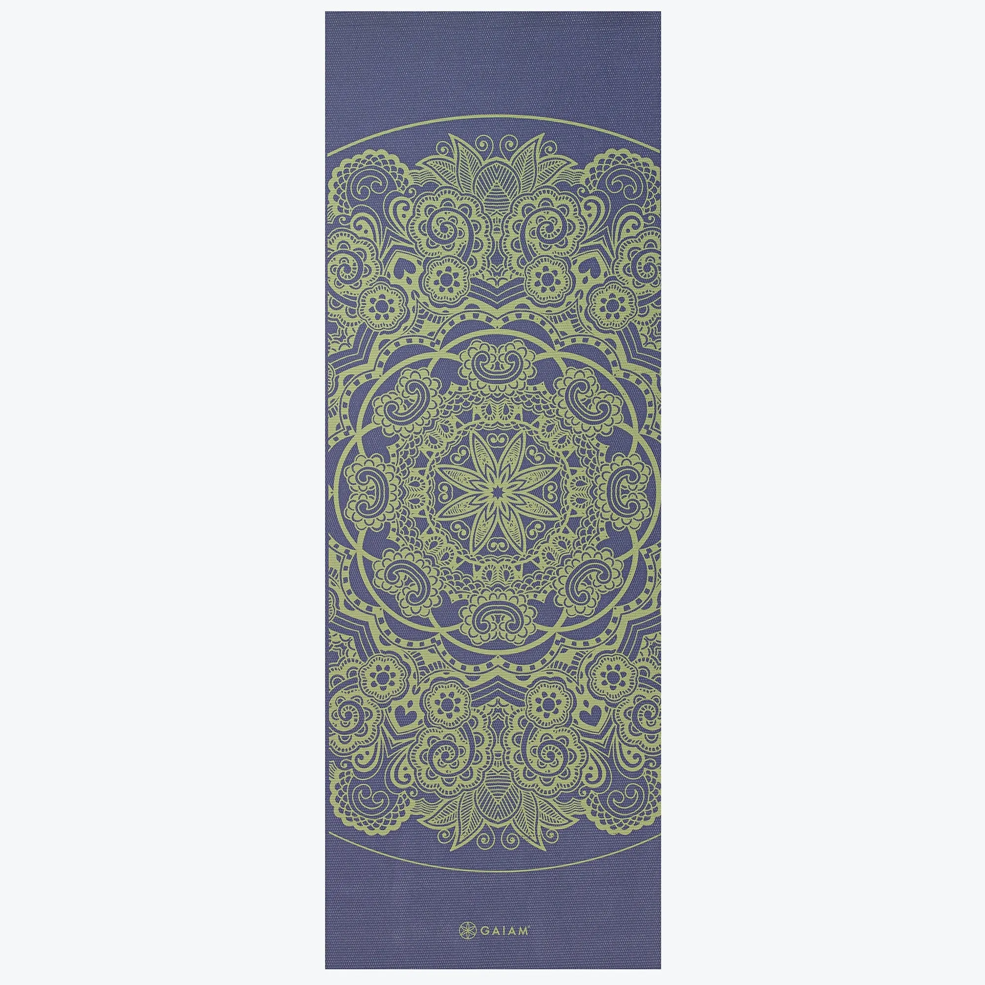 Reversible Peacock Lace Yoga Mat (6mm)