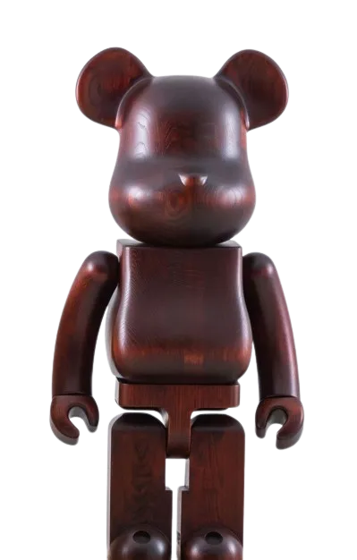 Rosewood Paint Bearbrick 1000% Be@rbrick by Medicom Toy x Karimoku