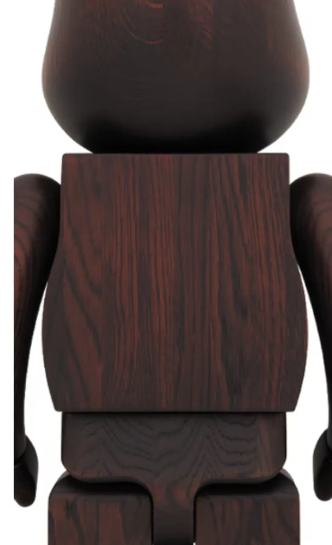 Rosewood Paint Bearbrick 1000% Be@rbrick by Medicom Toy x Karimoku