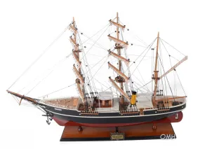 RRS Discovery Wood Model Sailboat  Steamship Assembled