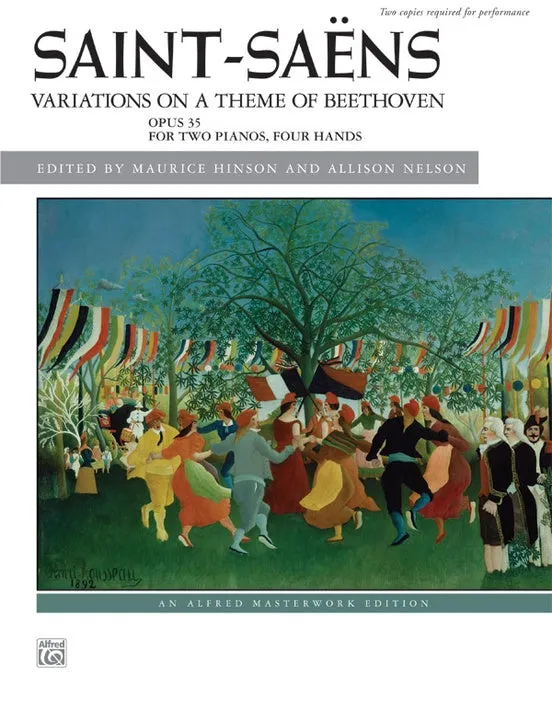 Saint-Saens - Variations on Themes by Beethoven, Op. 35 - 2 Pianos