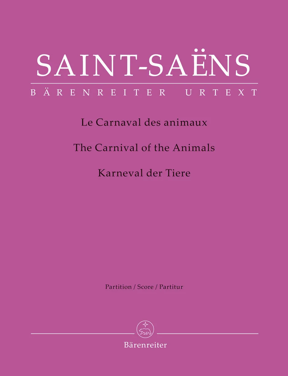 Saint-Saëns - The Carnival of the Animals: A Grand Zoological Fantasy - Full Score