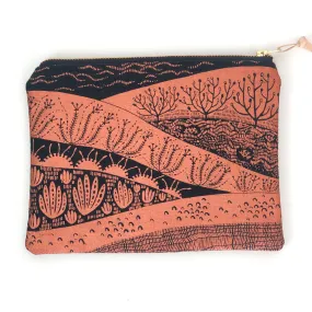 Sand Dunes Copper Flat Pouch