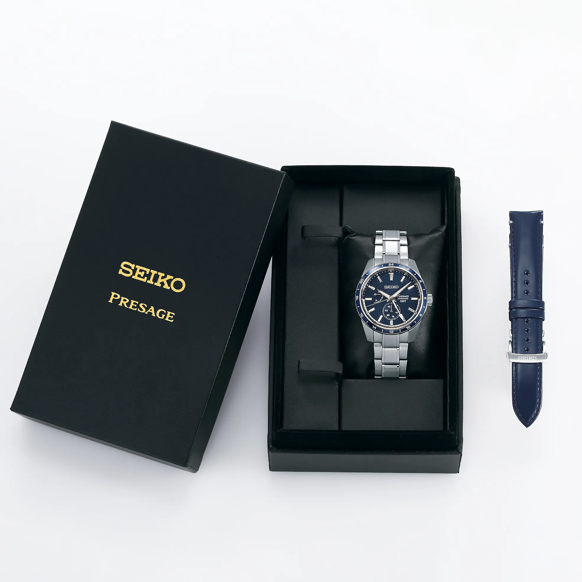 Seiko Presage Sharp Edged Series Gmt Limited Edition SPB303