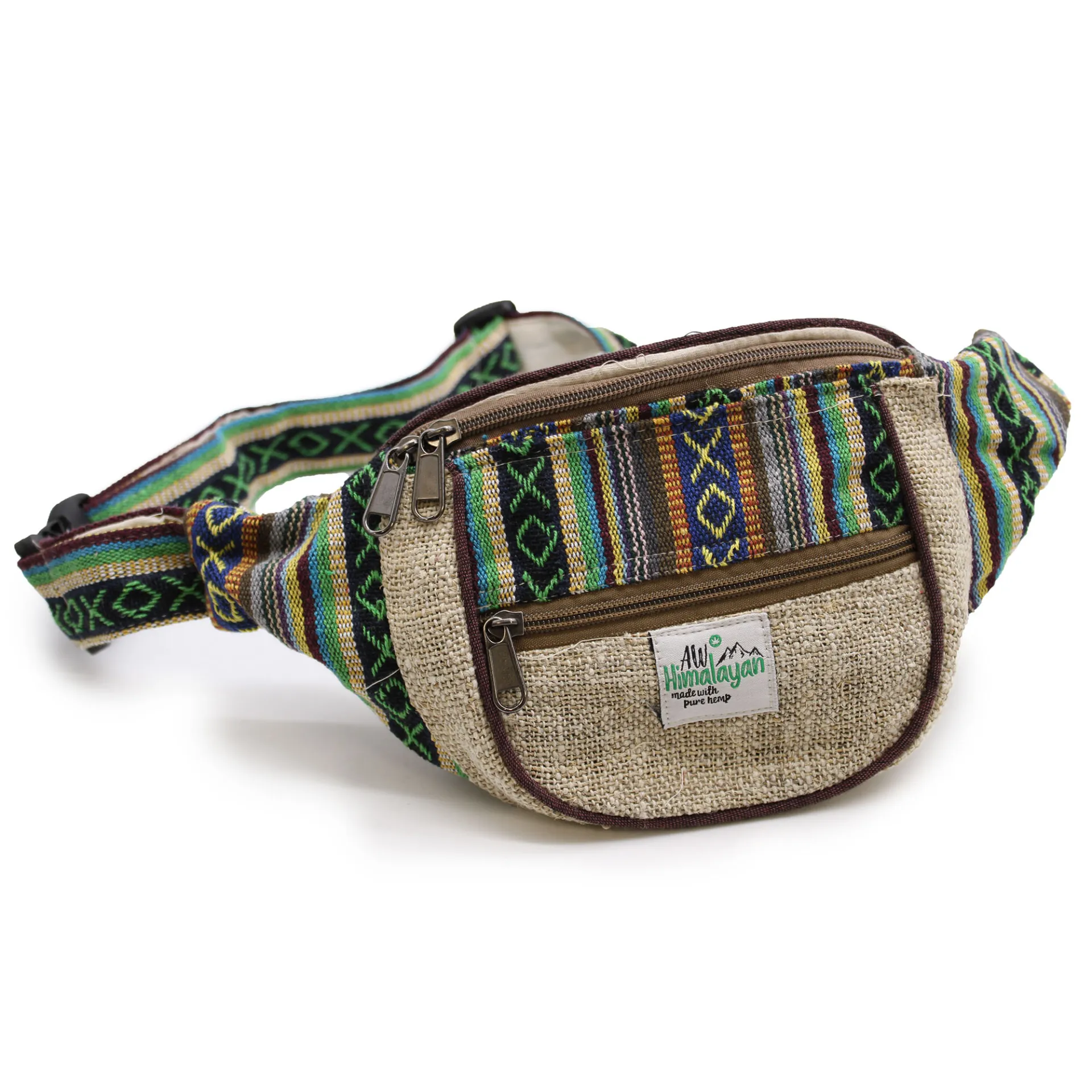 Shop the Trendy Bum Bag - Hemp & Cotton (Assorted) | Eco-Friendly & Fashionable