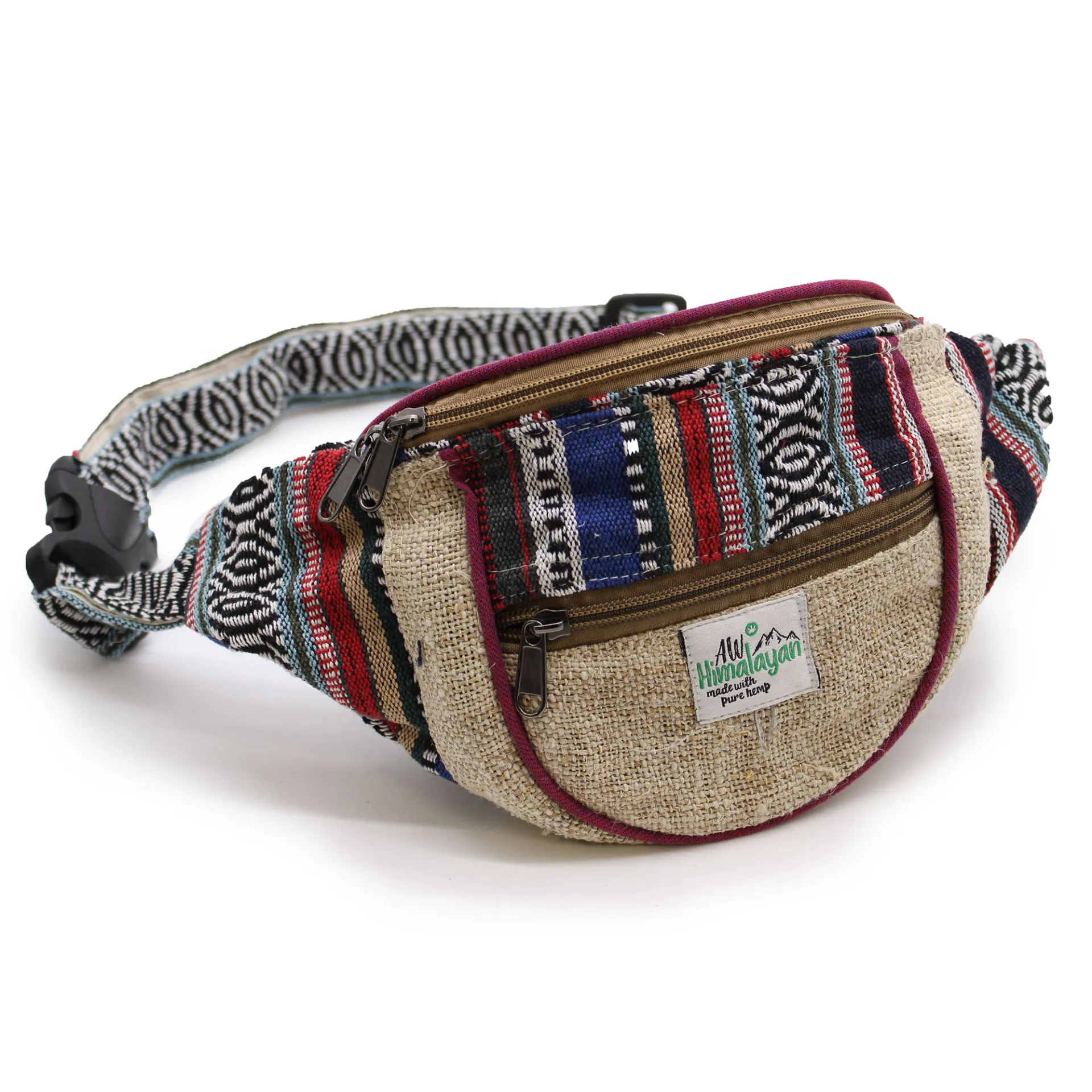 Shop the Trendy Bum Bag - Hemp & Cotton (Assorted) | Eco-Friendly & Fashionable