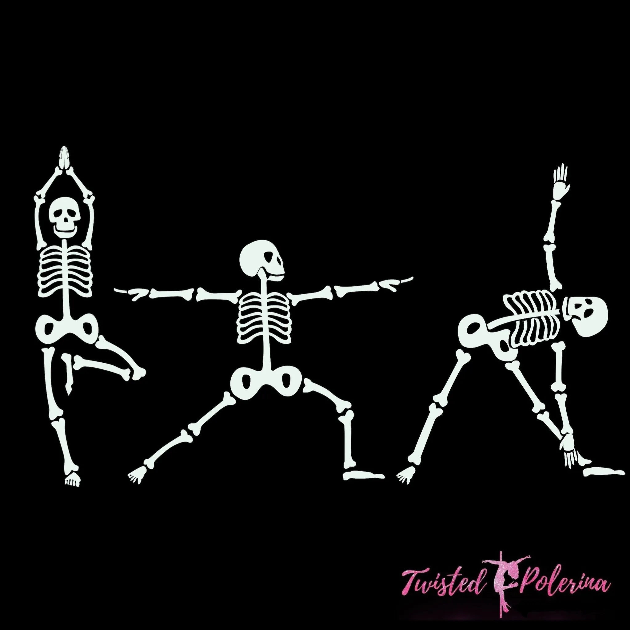 Skeleton Yoga Racerback Tank