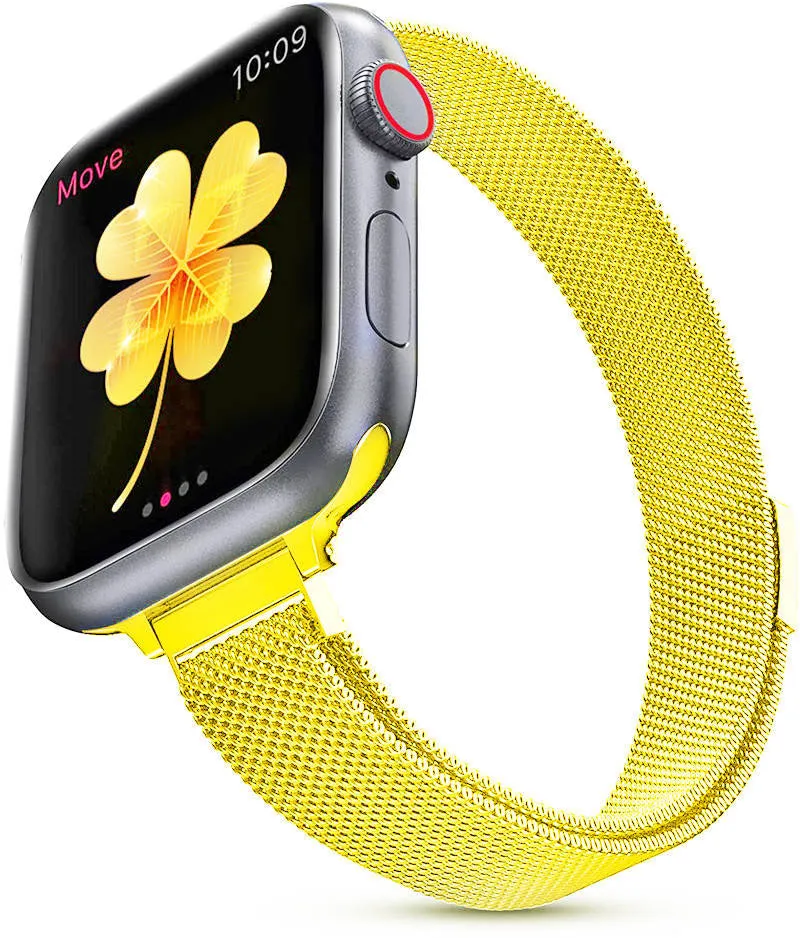 Slim Milanese Loop Band For Apple Watch Multiple Prints Available