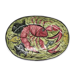 Small Lobster Gozo Oval Platter