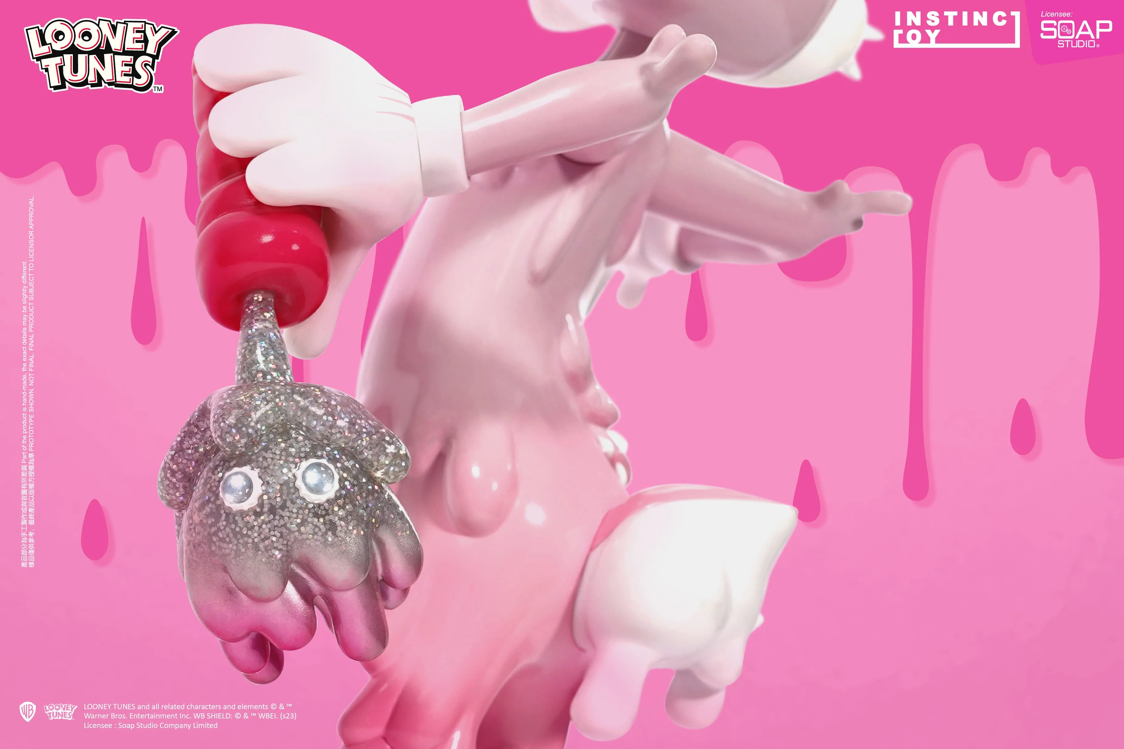 Soap Studio AM019P Looney Tunes - Erosion Bugs Bunny Figure (Pink Ver.) By Instinctoy (Limited Edition)