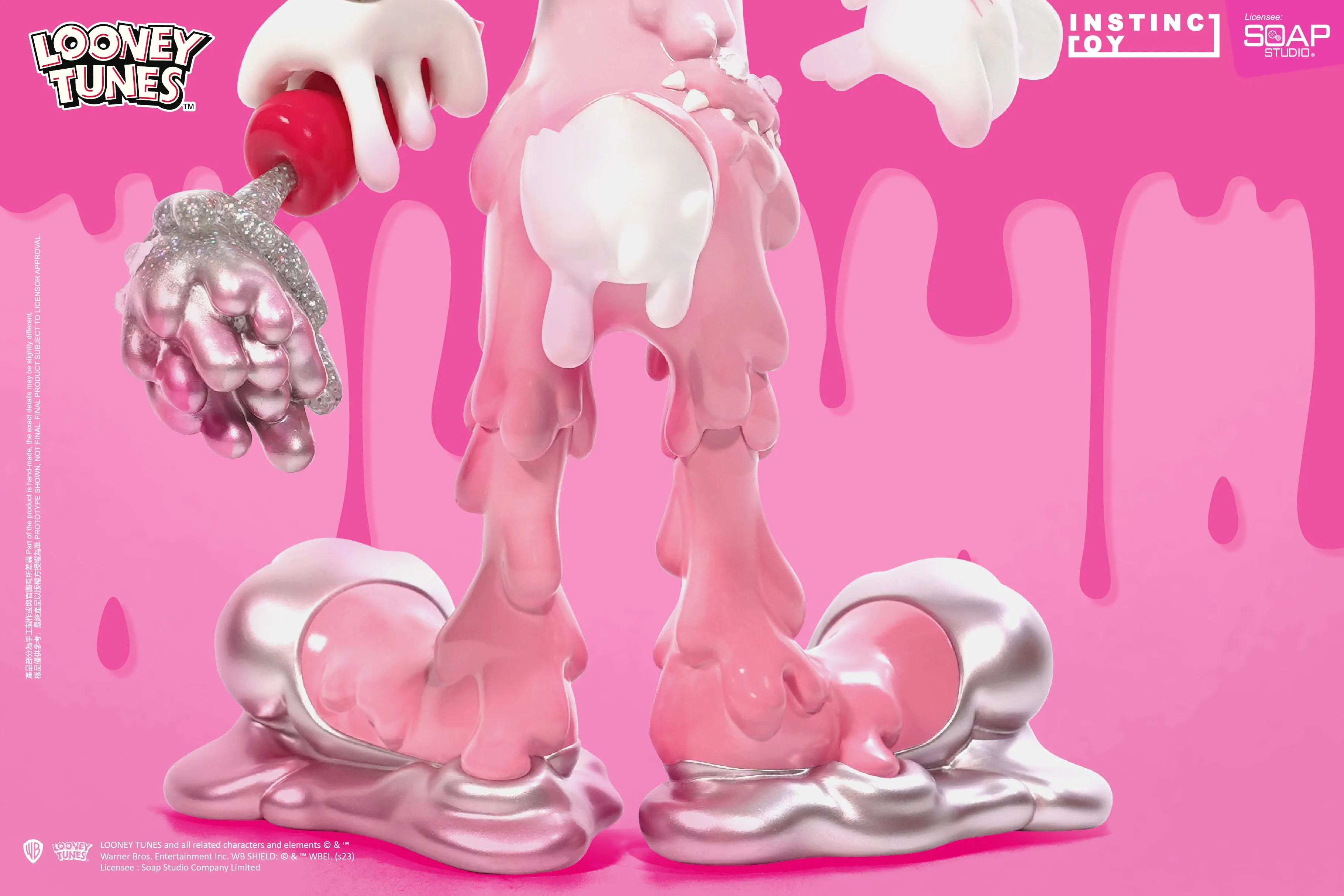 Soap Studio AM019P Looney Tunes - Erosion Bugs Bunny Figure (Pink Ver.) By Instinctoy (Limited Edition)