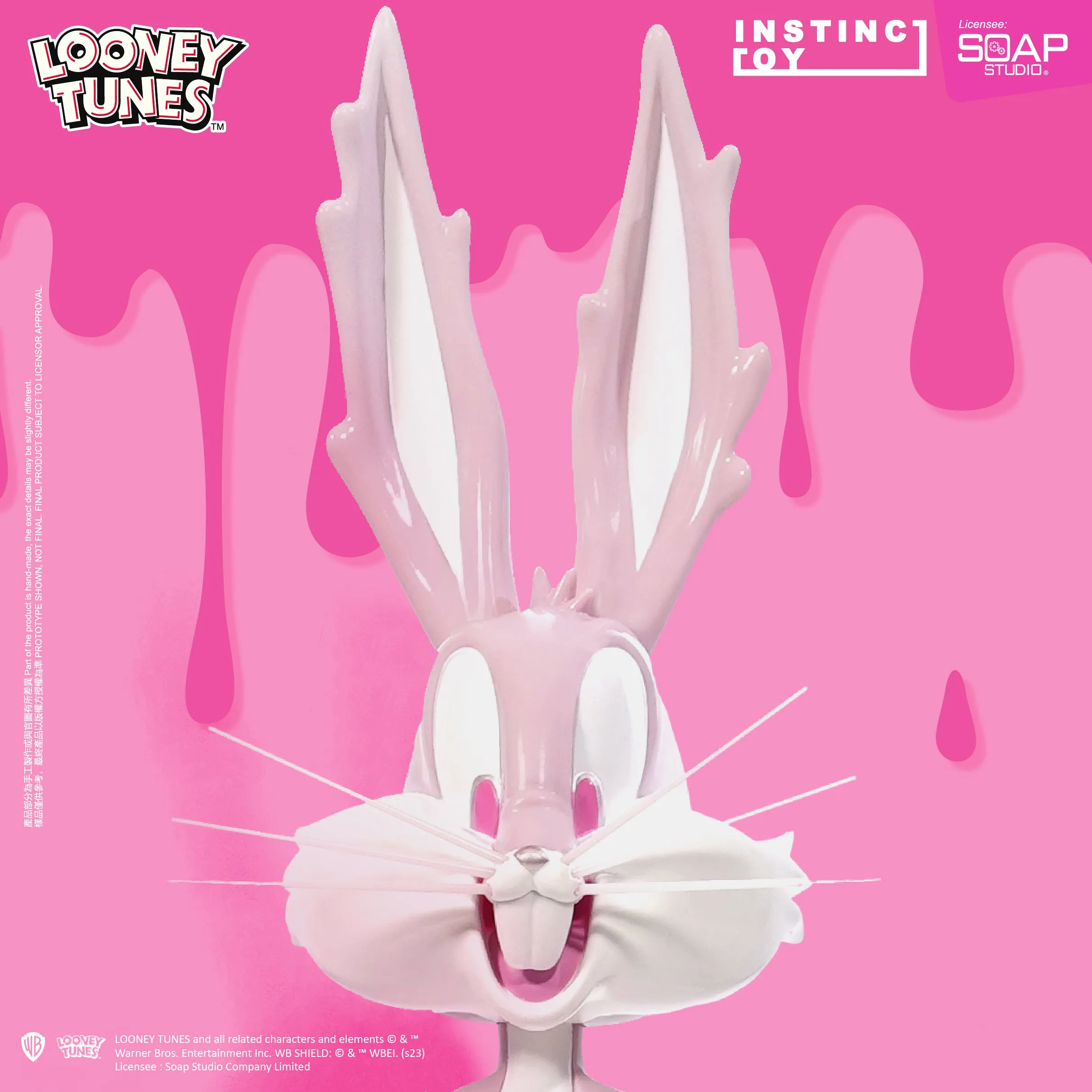 Soap Studio AM019P Looney Tunes - Erosion Bugs Bunny Figure (Pink Ver.) By Instinctoy (Limited Edition)