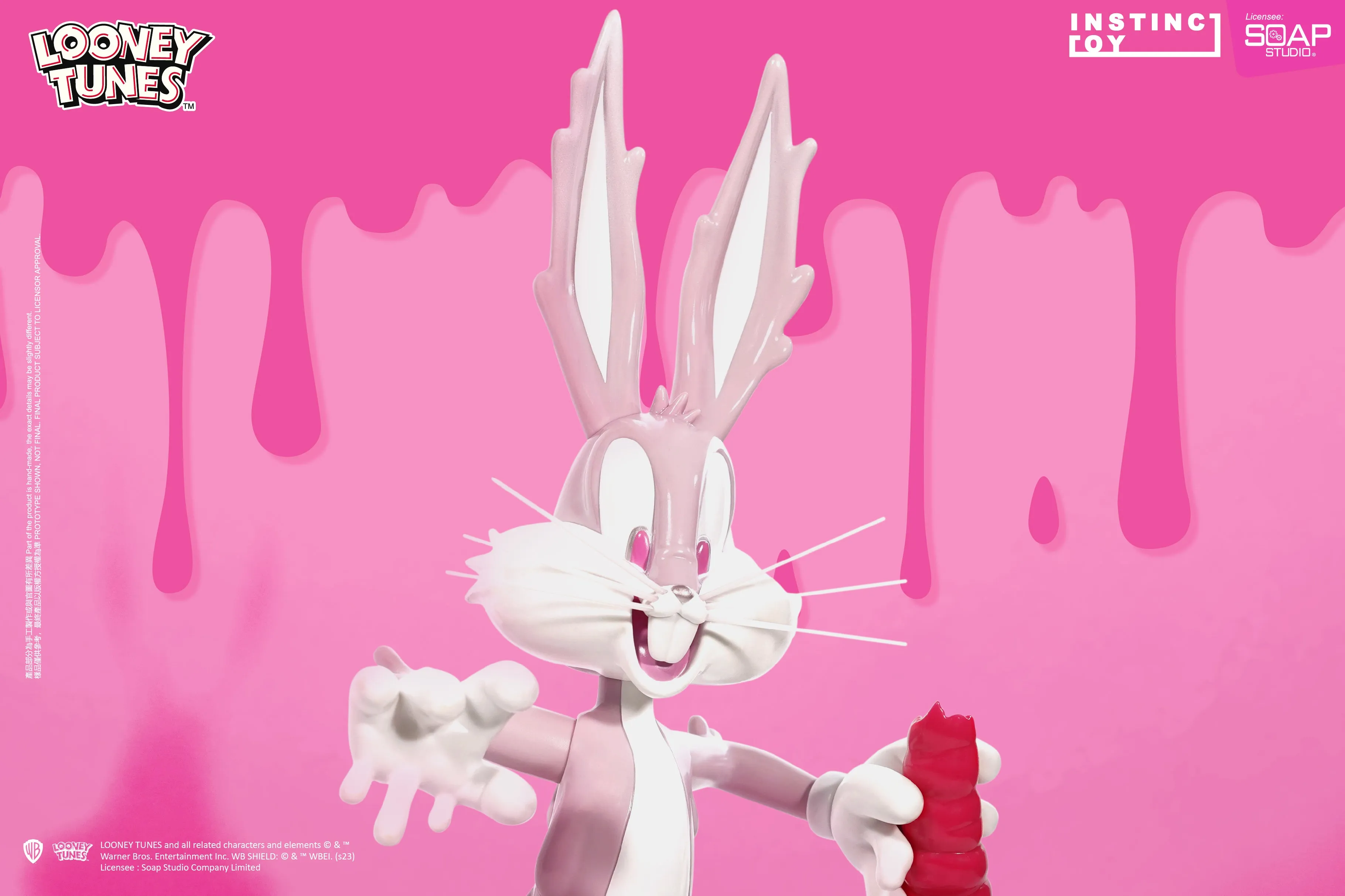 Soap Studio AM019P Looney Tunes - Erosion Bugs Bunny Figure (Pink Ver.) By Instinctoy (Limited Edition)