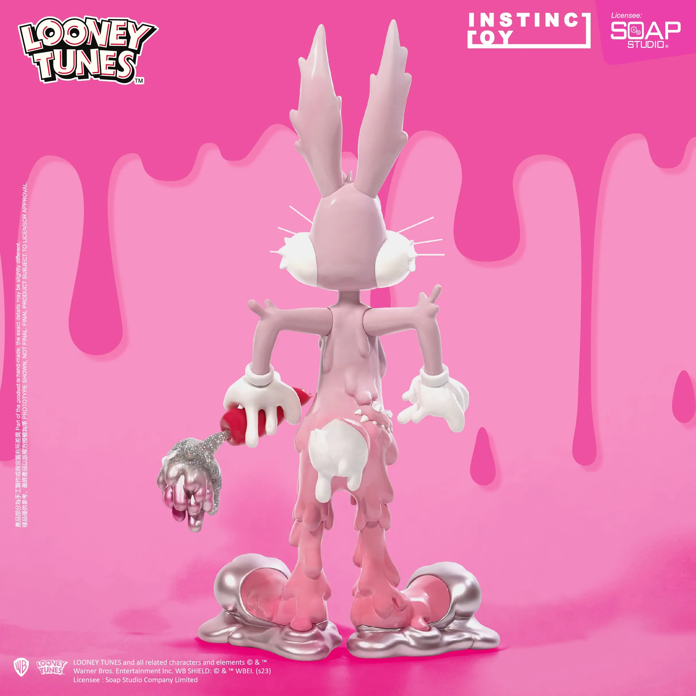 Soap Studio AM019P Looney Tunes - Erosion Bugs Bunny Figure (Pink Ver.) By Instinctoy (Limited Edition)