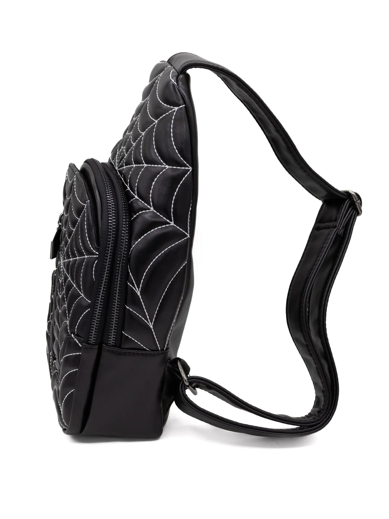 Spiderweb Sling Bag (Black/White) FOXBLOOD