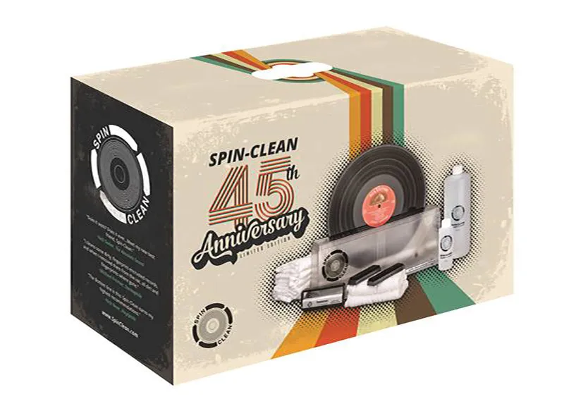 Spin-Clean Record Washer System 45th Anniversary, Limited Edition Deluxe, "Clear" Kit