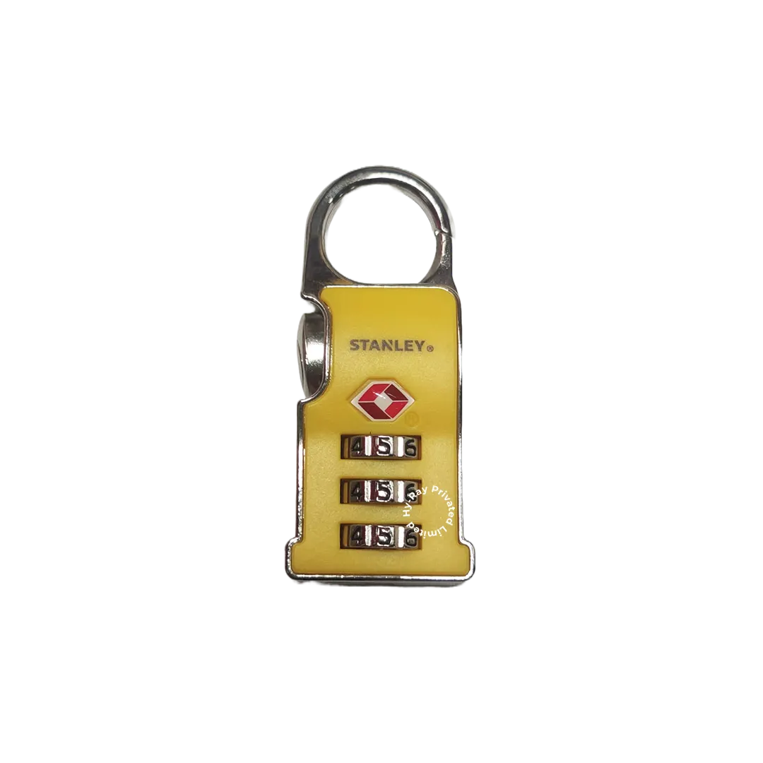 Stanley TSA Travel Padlock Yellow/ Black