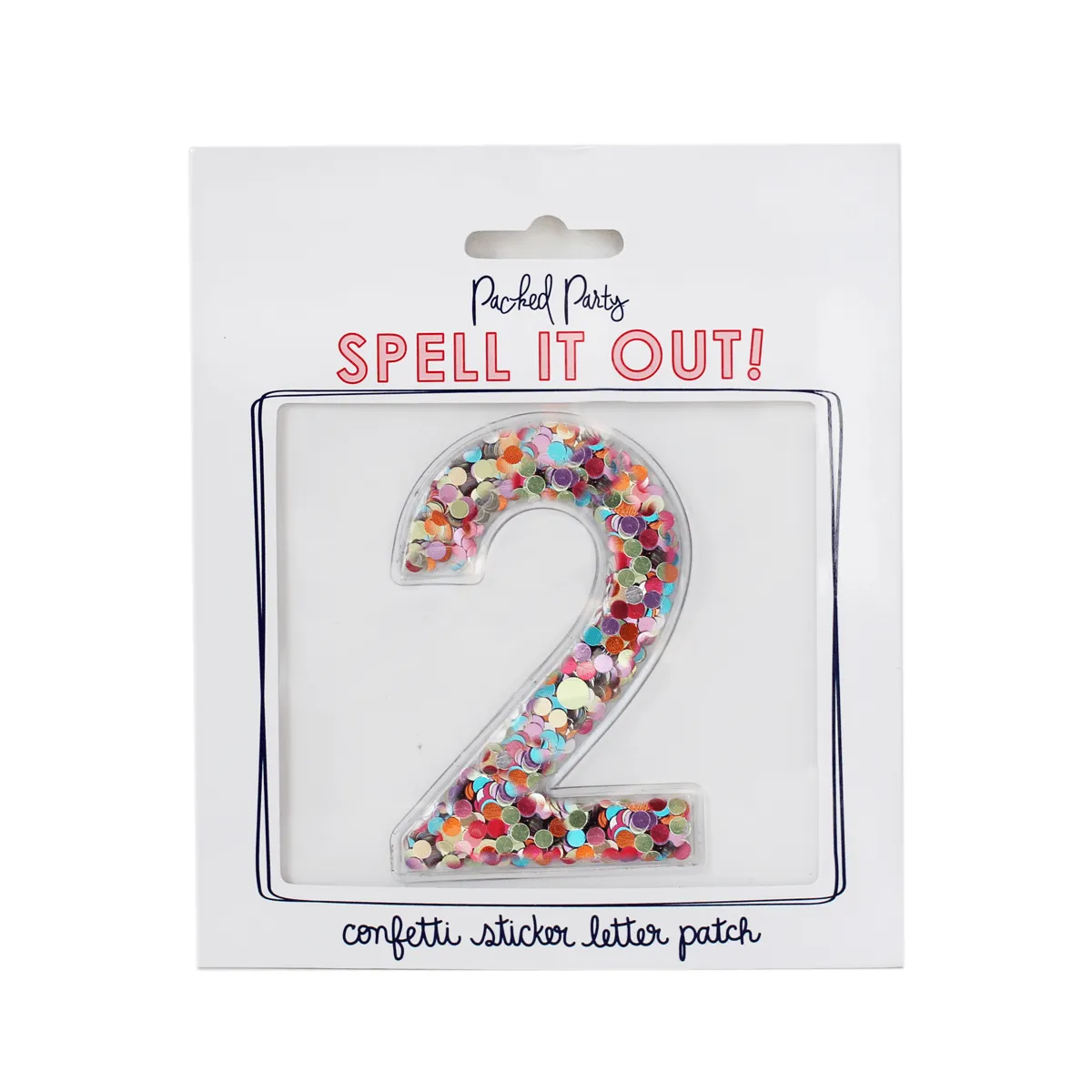 STICK TO IT CONFETTI NUMBERS PACK