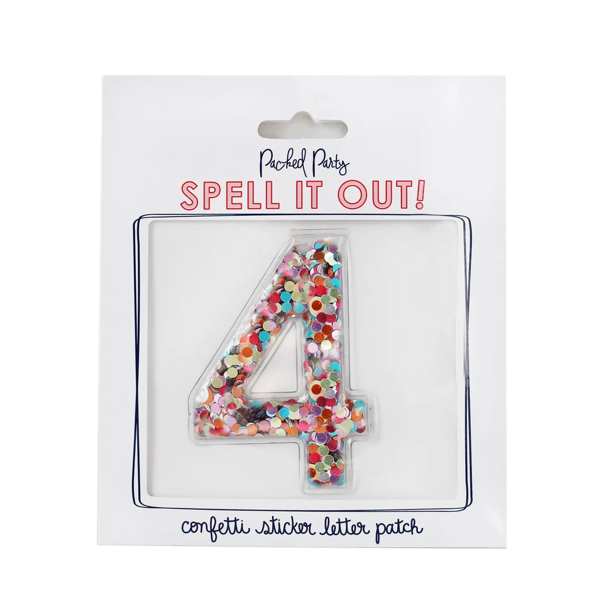 STICK TO IT CONFETTI NUMBERS PACK