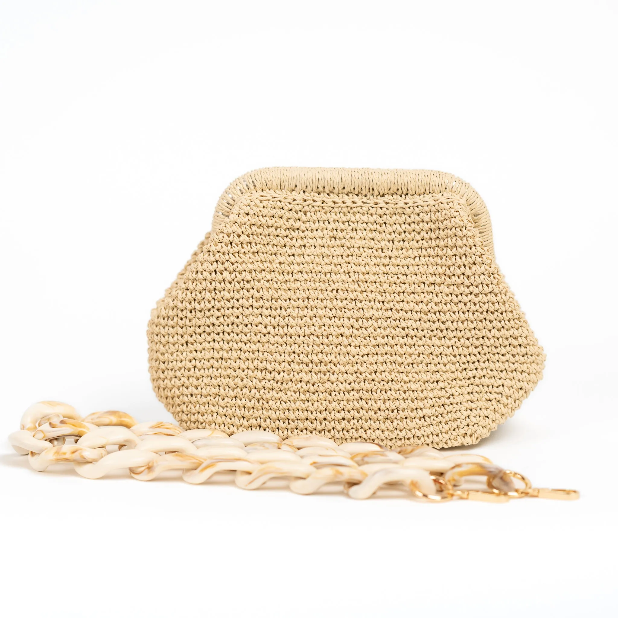 Straw Crossbody Bag