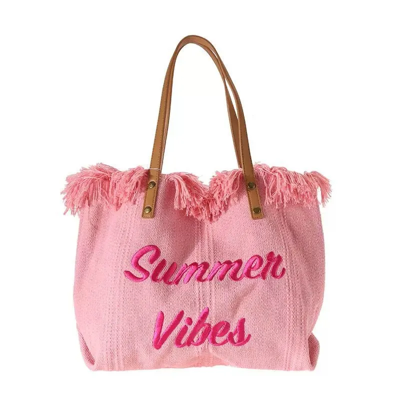 Summer Vibes Tote (3 Colors)- #4208-4210