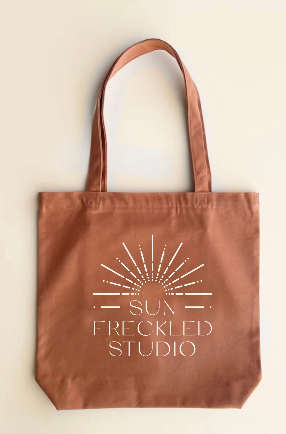 Sun Freckled Terracotta Tote Bag