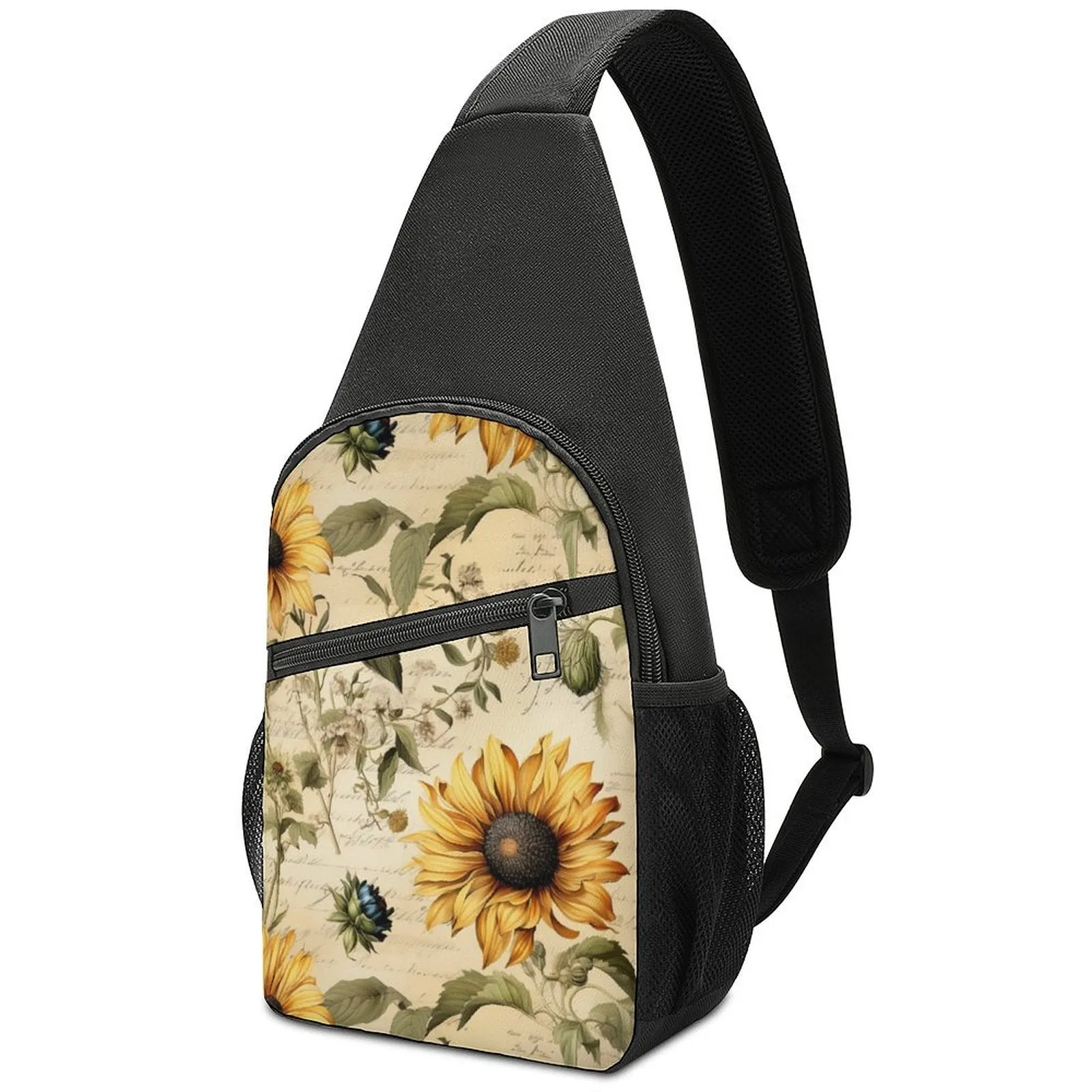 SUNFLOWER slingbag  with Single Shoulder, Adorable gift idea for floral fans