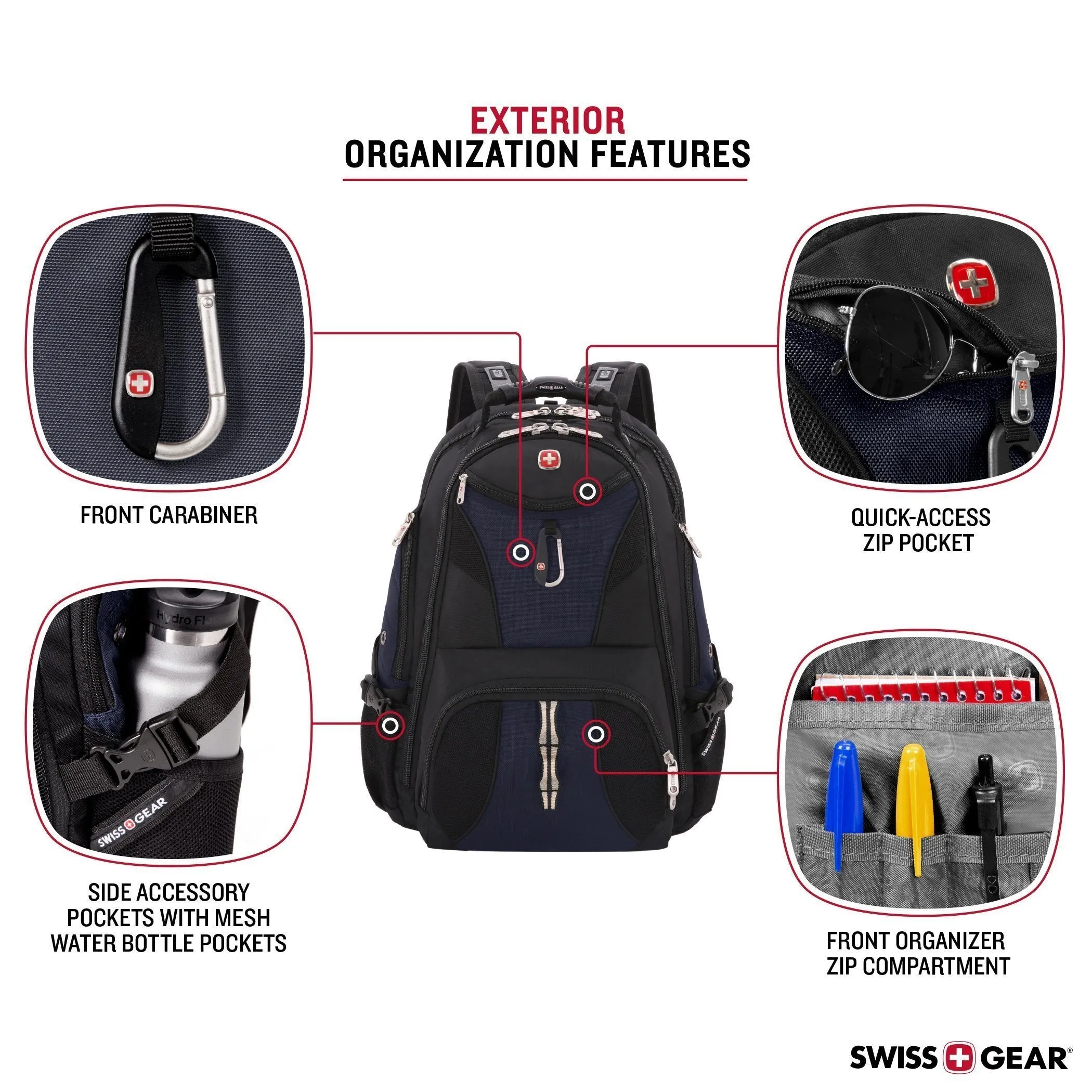 SwissGear Travel Gear 1900 Scansmart TSA Laptop Backpack - 19"