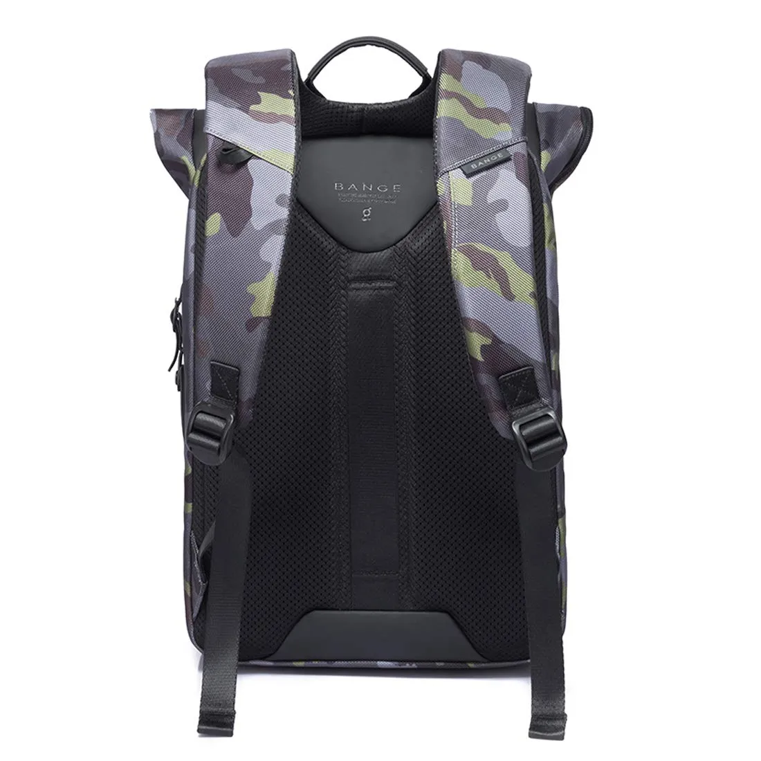 THE CLOWNFISH Water Resistant 30 L Polyester Anti theft Foldable Business Travel 15.6 inch Laptop Backpack (Camouflage-Green)