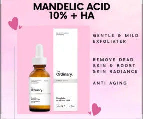 THE ORDINARY

Mandelic Acid 10%   HA( 30ml